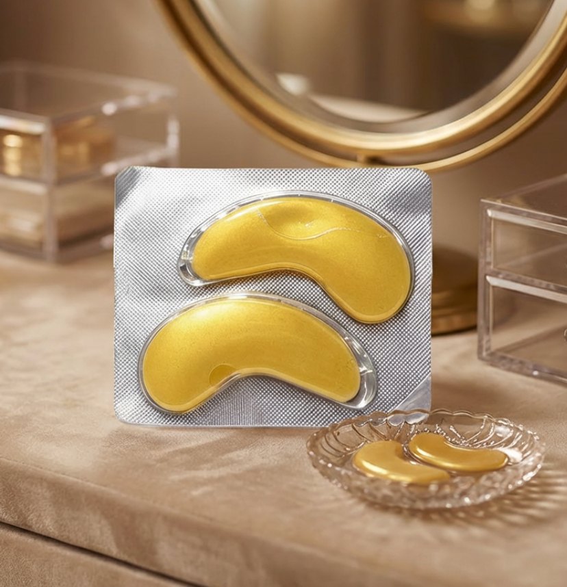 24K Gold Crystal Collagen Eye Masks