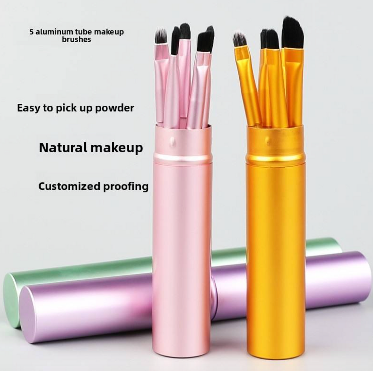5-Piece Makeup Brush Set